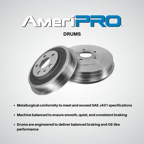 Brake Drum AmeriBRAKES 393680