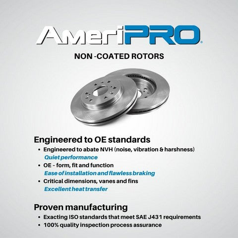 Disc Brake Rotor AmeriBRAKES 412190